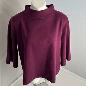 Avara Jackie plum knit top